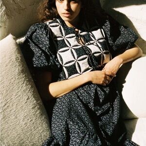 SEA NY Catalina Puff Sleeves dress